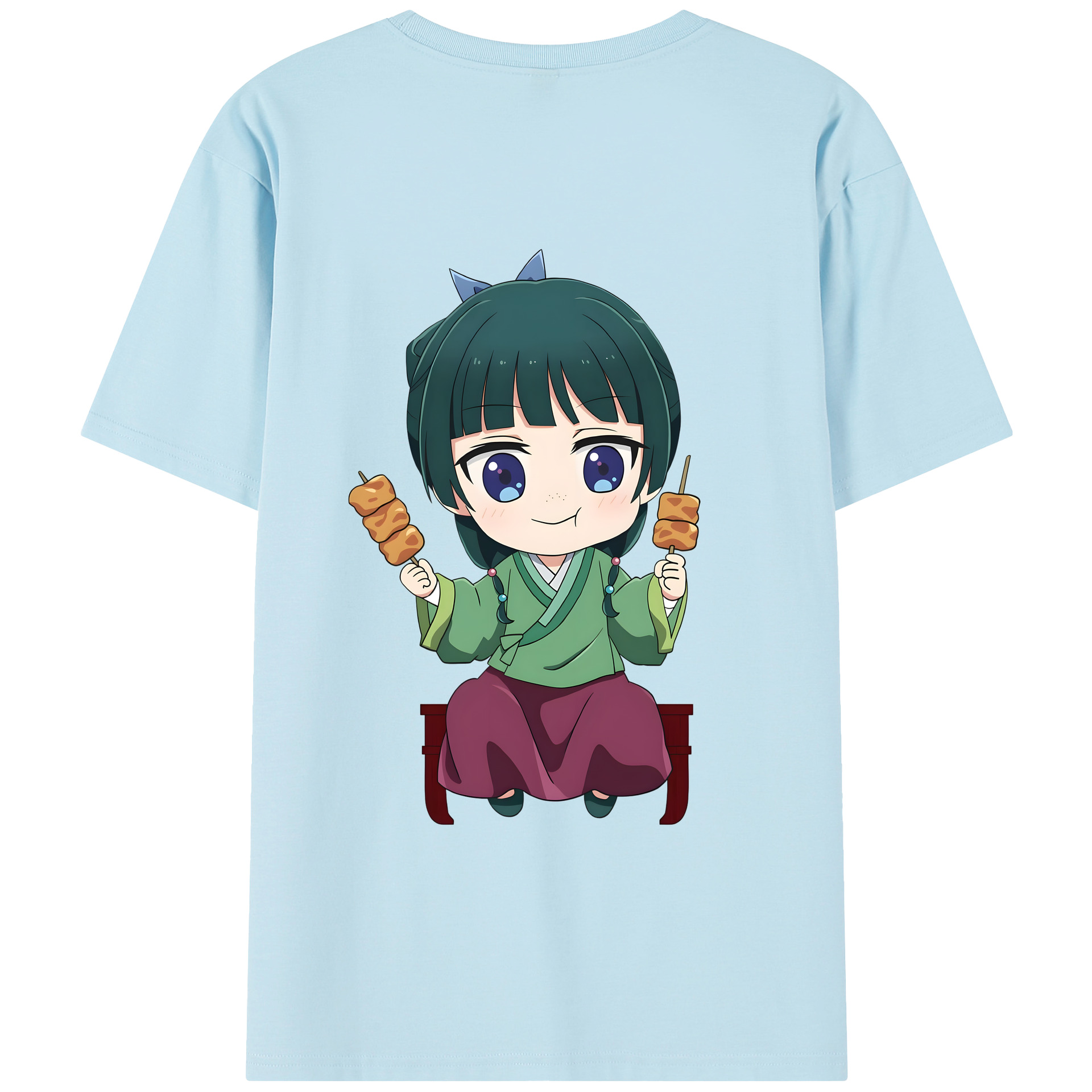 （画像用） 薬屋のひとりごと The Apothecary Diaries 綿100％半袖Tシャツ（背面プリント）